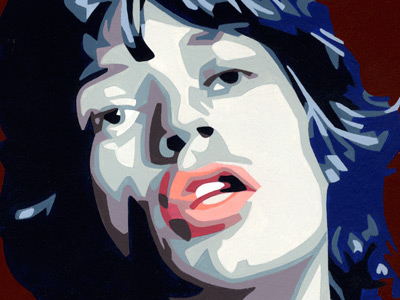 Mick Jagger Portrait